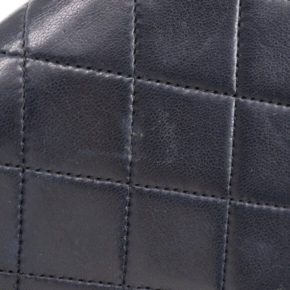 CHANEL Black Lambskin Leather Pochette Shoulder Bag - Picture 13 of 16